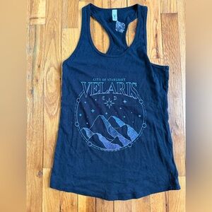 Velaris ACOTR Black Graphic Tank Top
